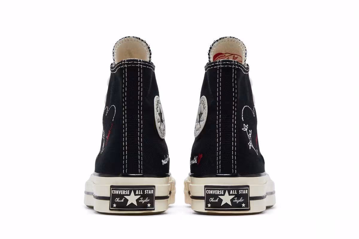 Converse Chuck 70 High Valentine's Day - Black, view 7