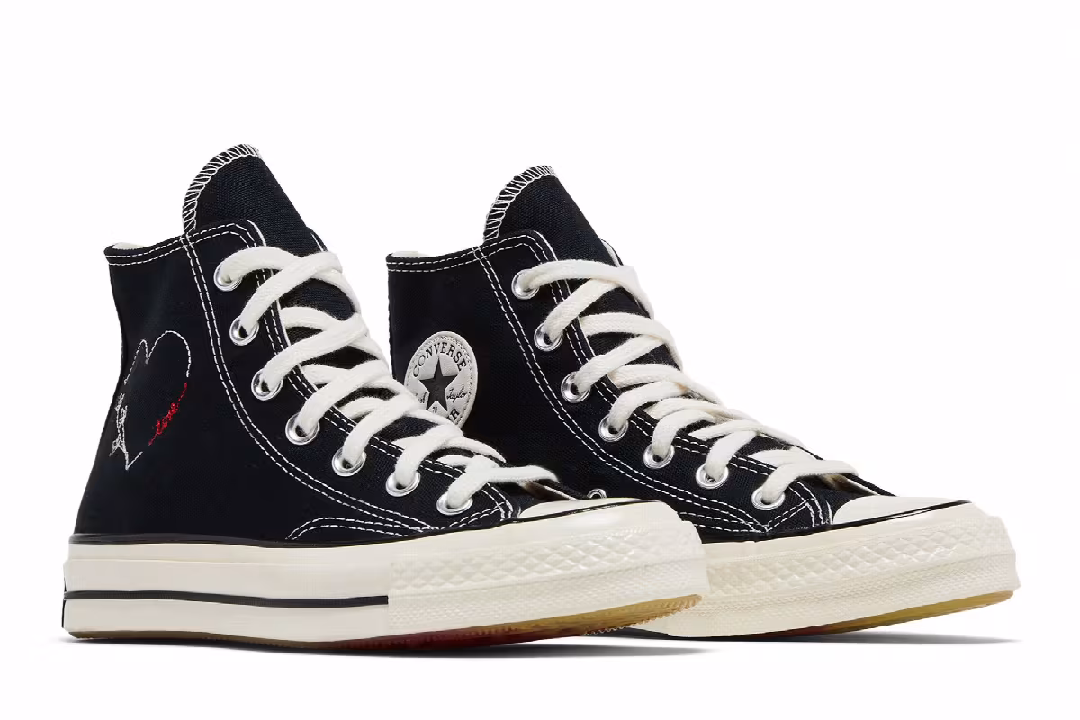 Converse Chuck 70 High Valentine's Day - Black, view 9