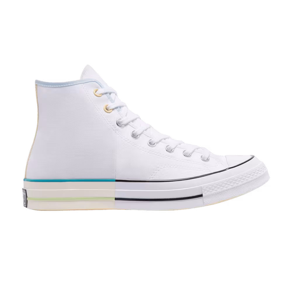 Converse Chuck 70 High White Pack - Chambray Blue