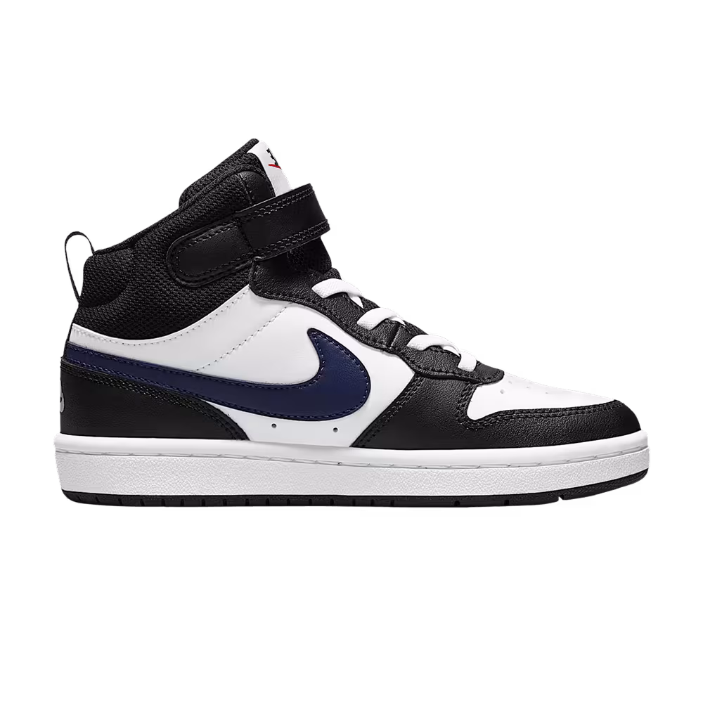 Nike Court Borough Mid 2 PS White Black