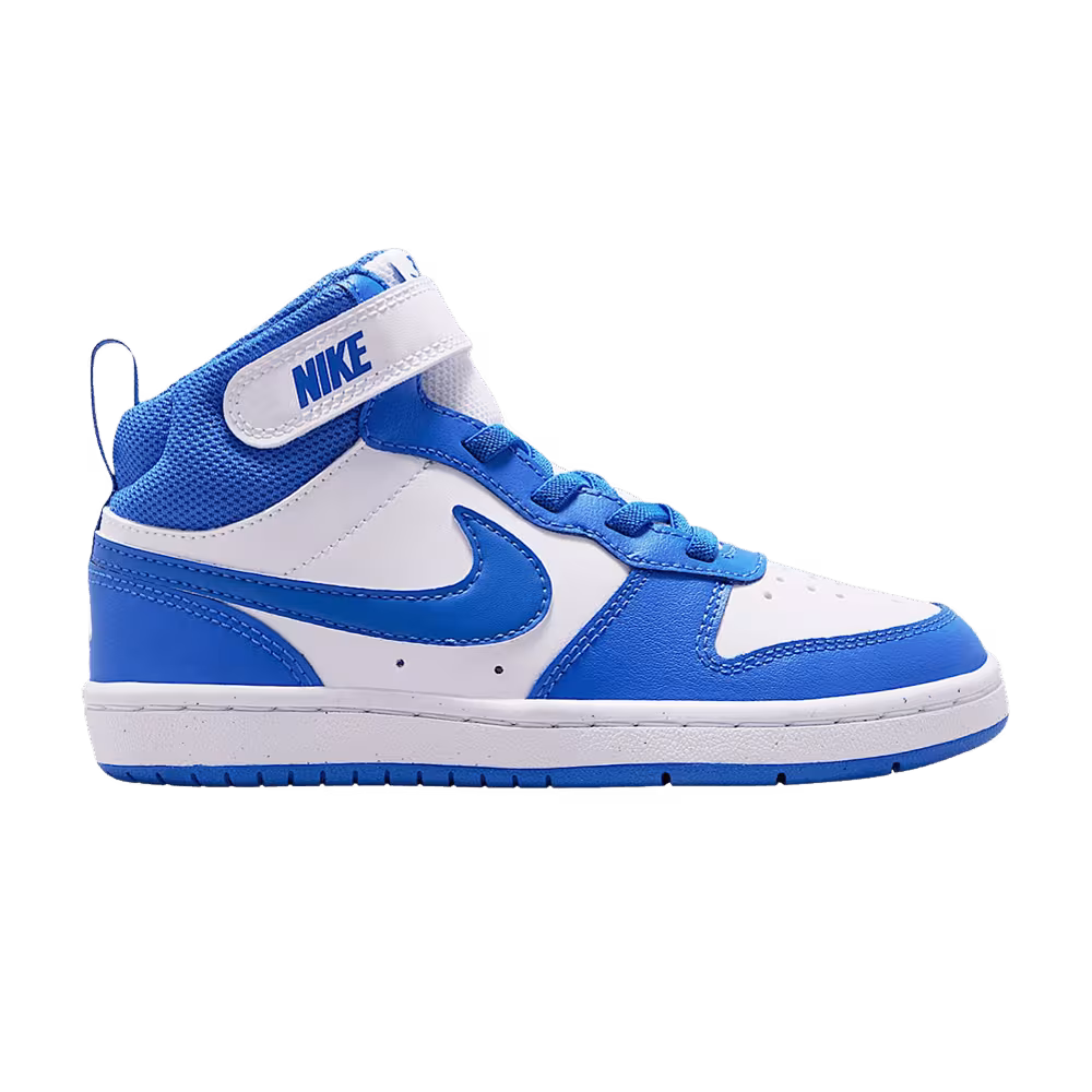 Nike Court Borough Mid 2 PS White Blue Crystal