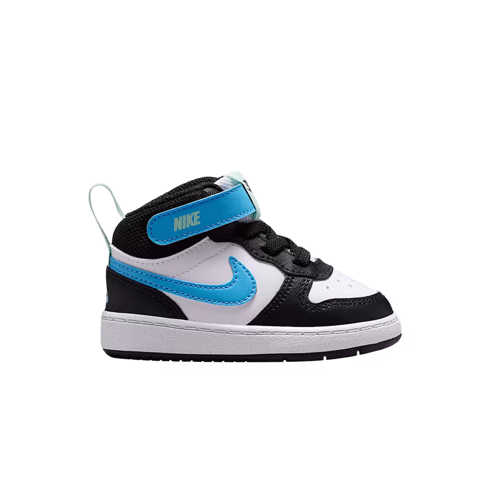 Nike Court Borough Mid 2 TD White Black Arctic Green