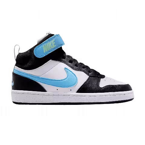 Nike Court Borough Mid 2 GS 'White Black'