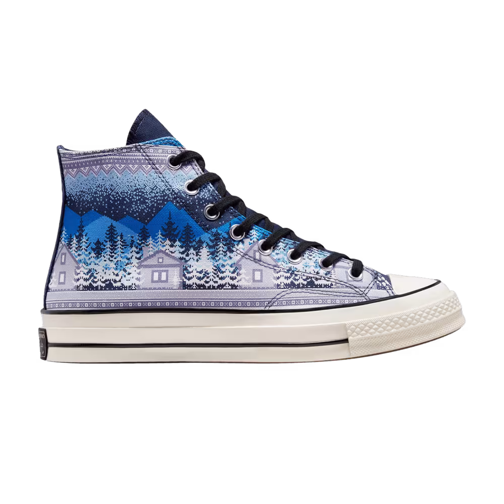 Converse Chuck 70 High Holiday Sweater - Midnight Navy