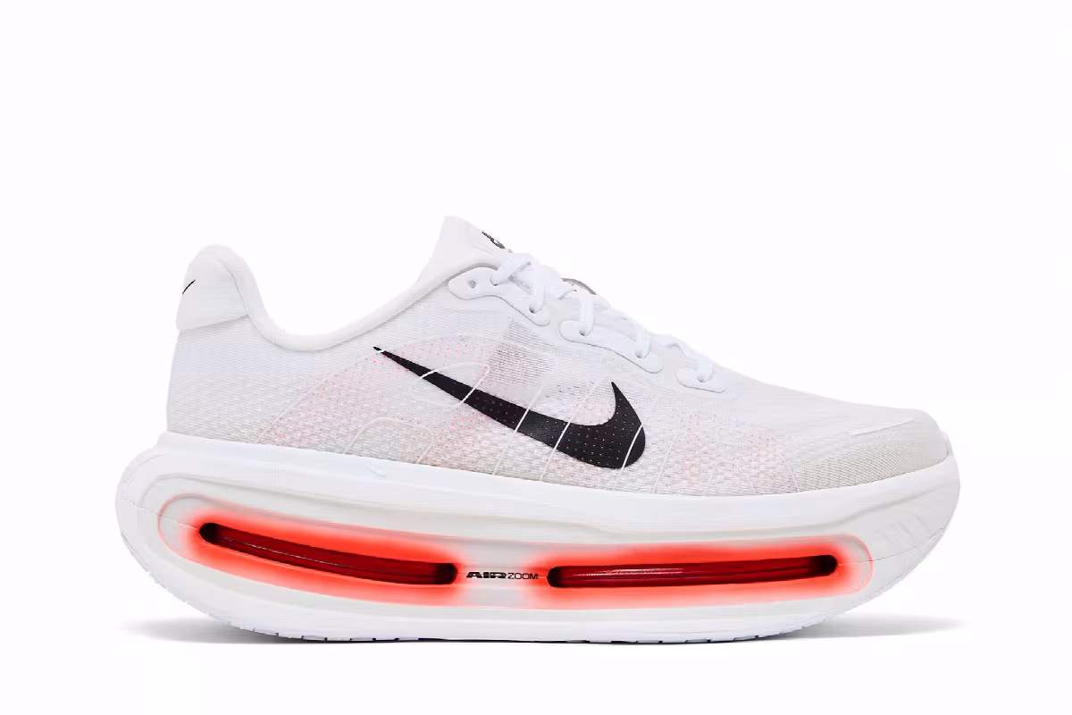 Nike Vomero Premium White Bright Crimson, view 2