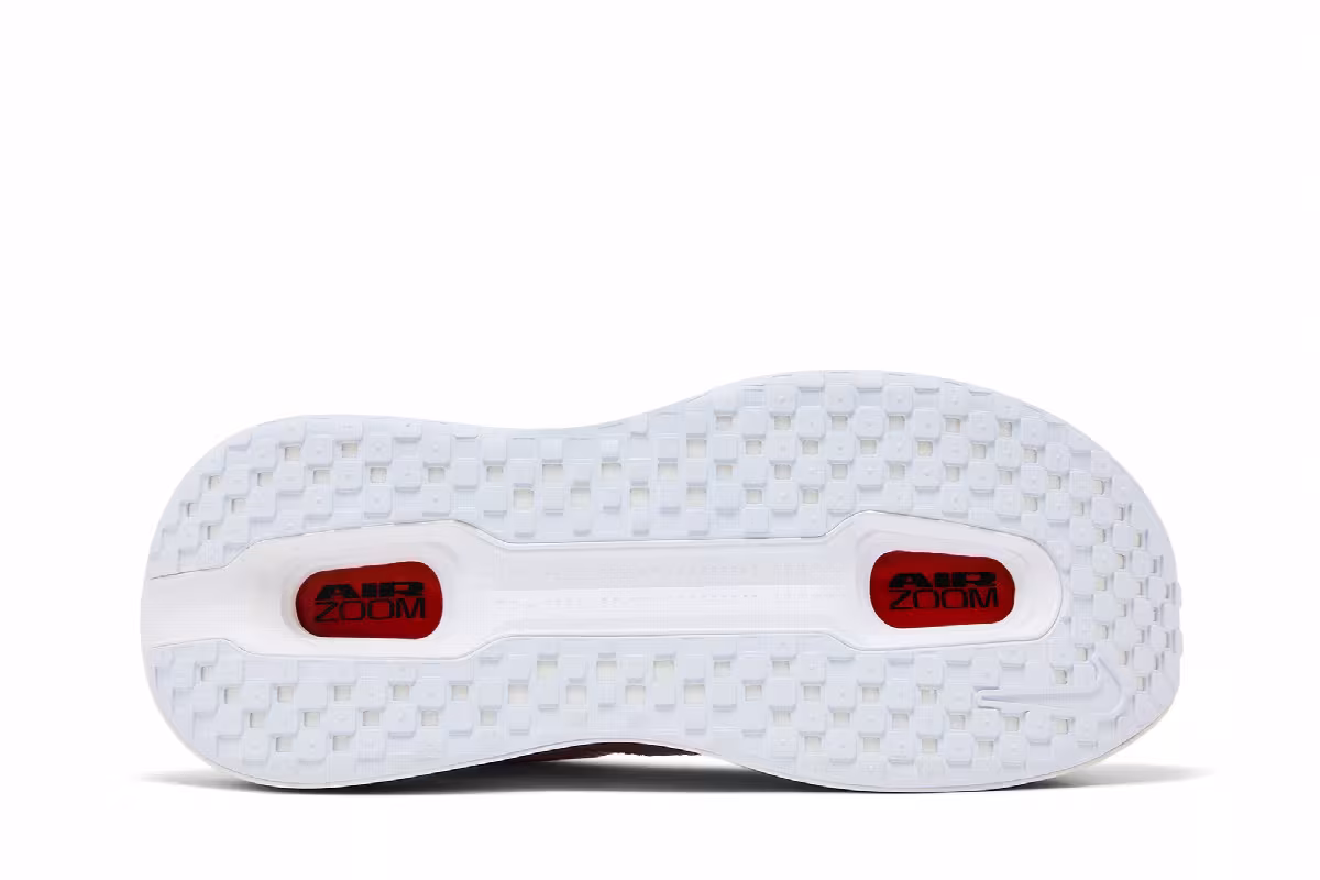 Nike Vomero Premium White Bright Crimson, view 5