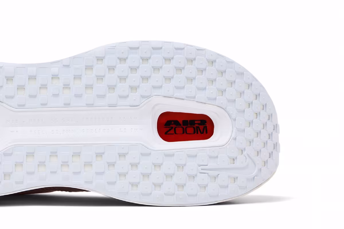 Nike Vomero Premium White Bright Crimson, view 6