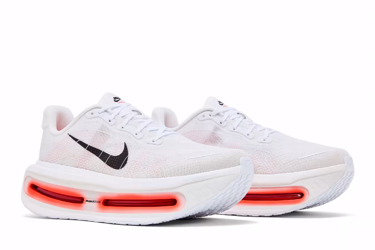 Nike Vomero Premium White Bright Crimson, view 9