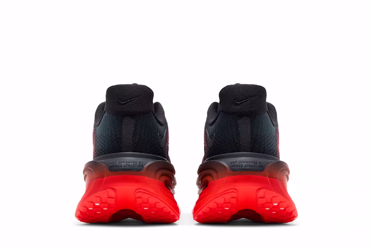 Nike Vomero Premium Black Bright Crimson, view 7