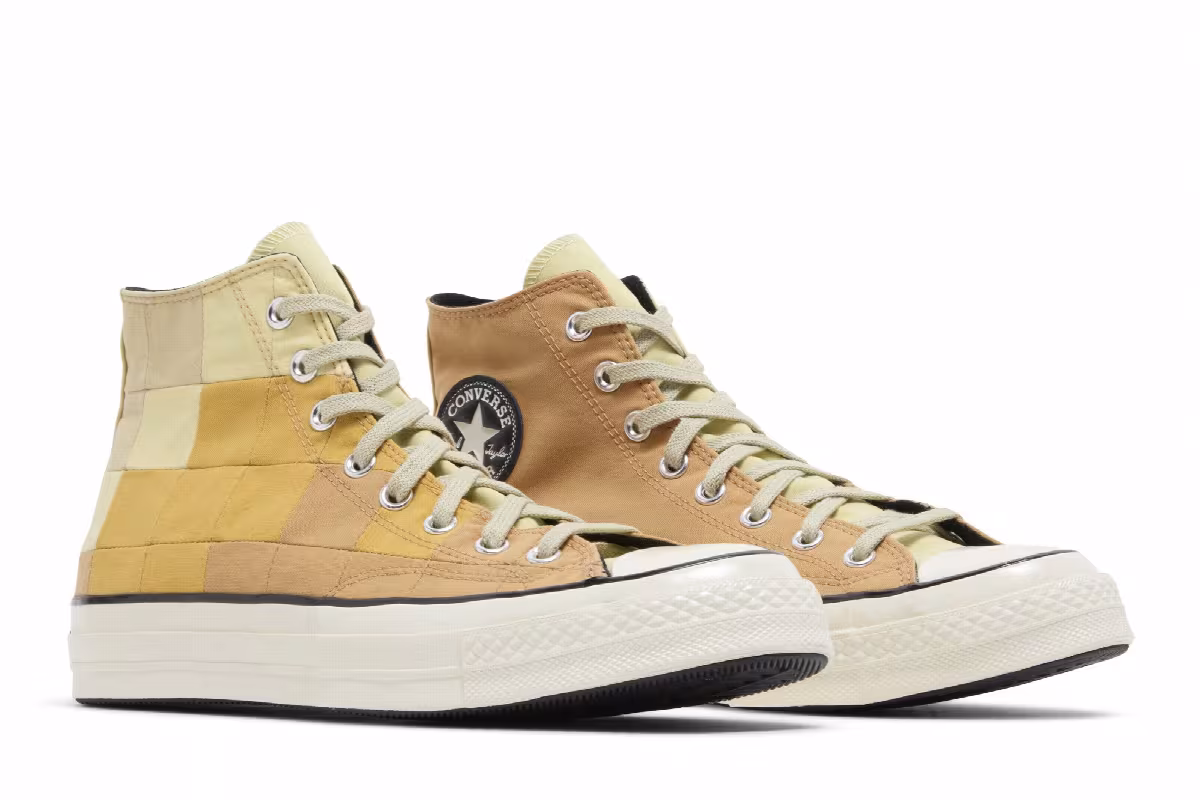Converse Chuck 70 High Plant Color Patchwork - Gravel Egret, view 9