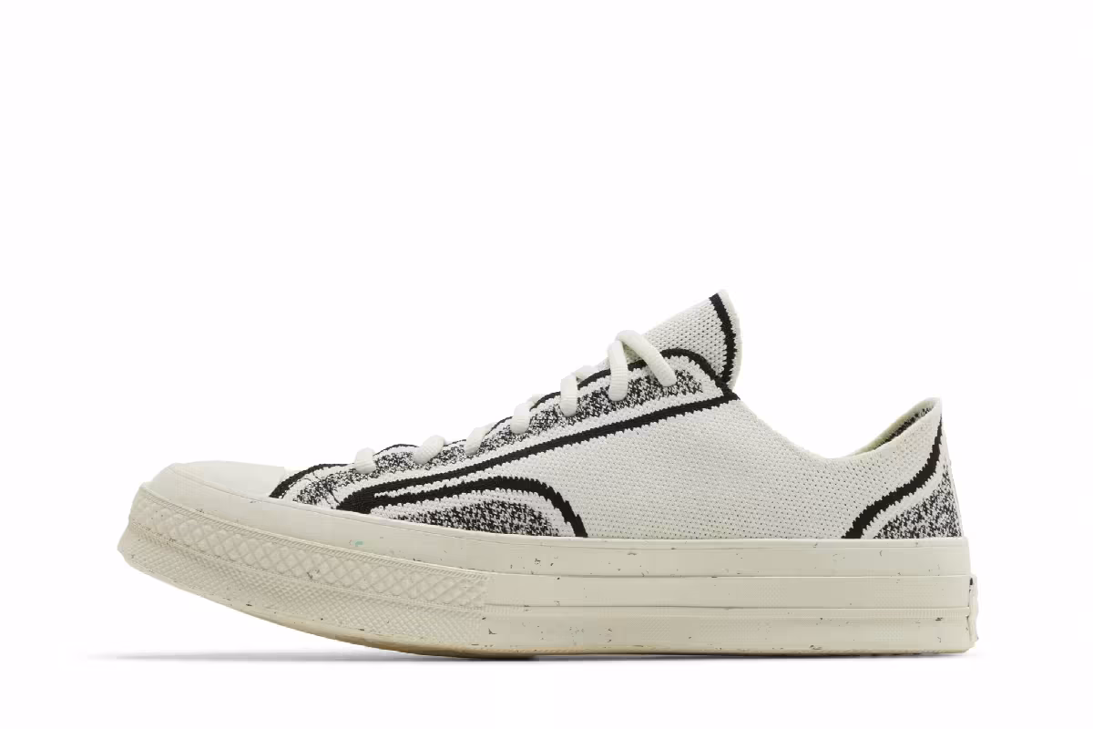 Converse Renew Chuck 70 Knit Low Egret Black, view 4
