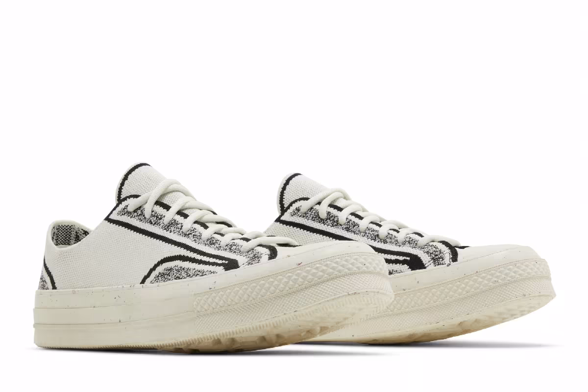 Converse Renew Chuck 70 Knit Low Egret Black, view 9
