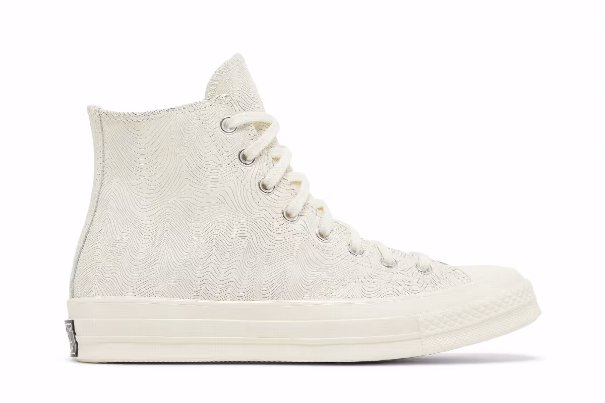 Converse Chuck 70 High Egret Embossed, view 2