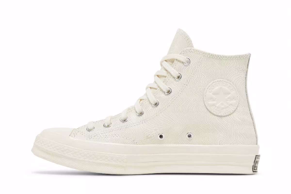 Converse Chuck 70 High Egret Embossed, view 4