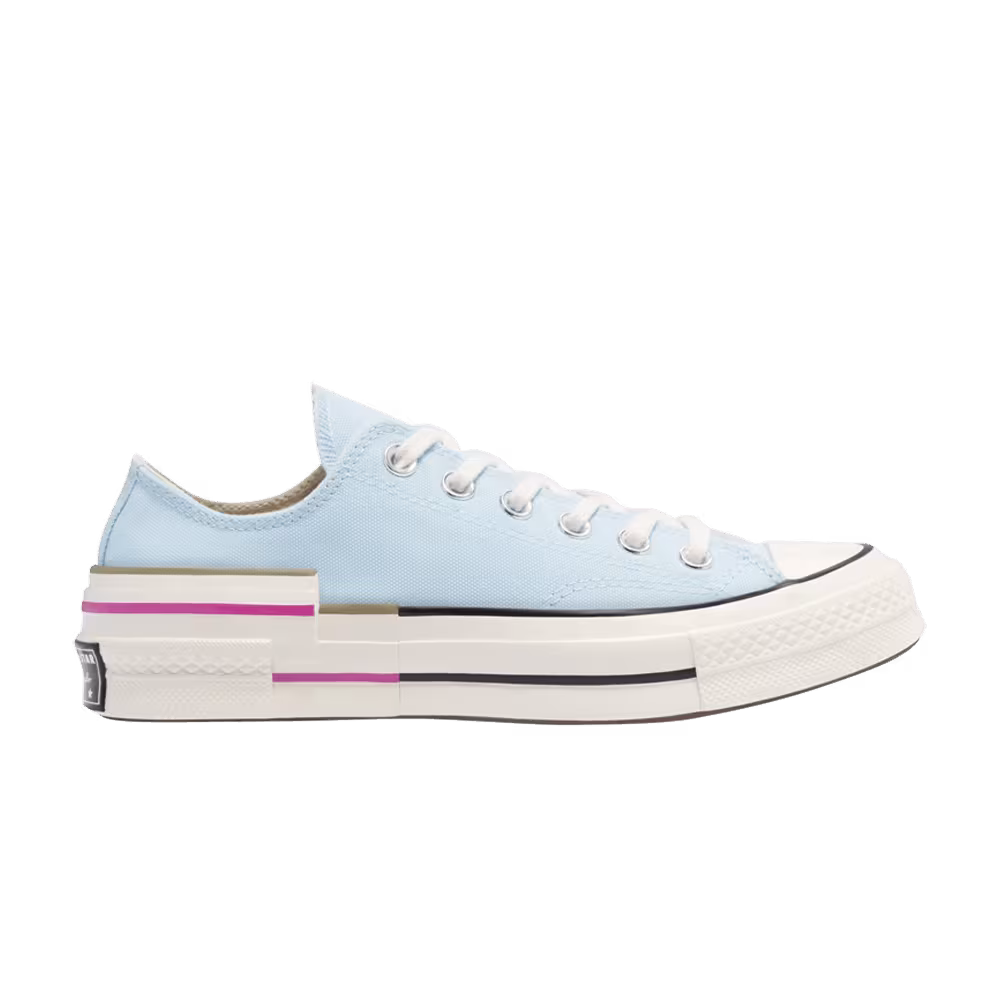 Converse Women's Chuck 70 Low Colorblock - Chambray Blue