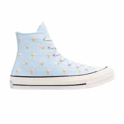 Converse Wmns Chuck 70 High 'Embroidered Floral Print - Chambray Blue'