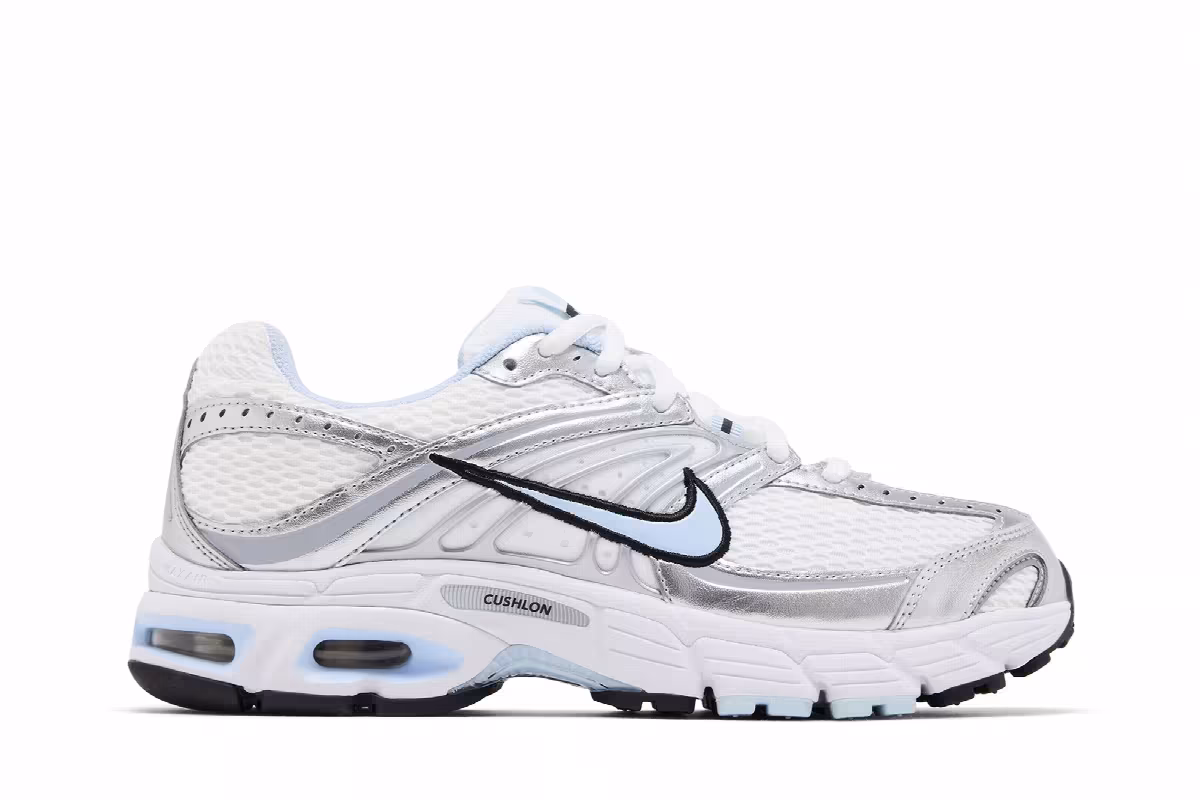Nike Women's Air Max Moto 2K White Metallic Silver Reflective, view 2