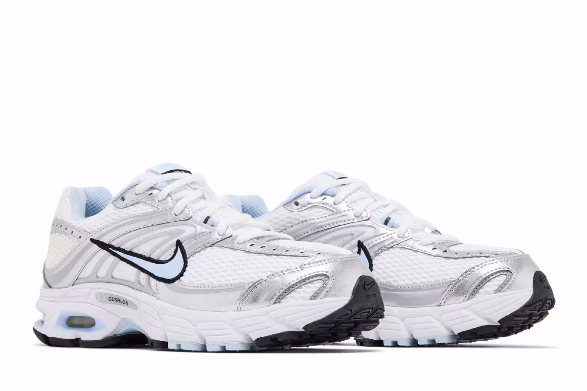 Nike Women's Air Max Moto 2K White Metallic Silver Reflective, view 9