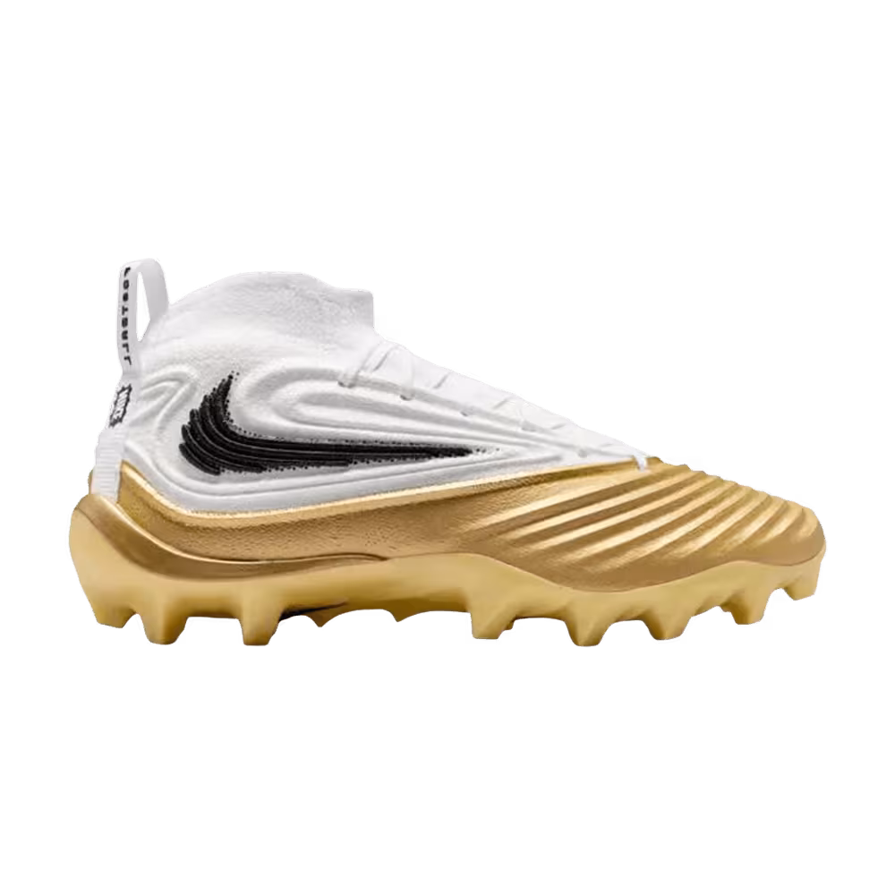 Nike Alpha Menace 5 Elite White Metallic Gold