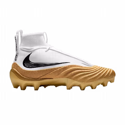 Nike Alpha Menace 5 Pro 'White Metallic Gold Black'