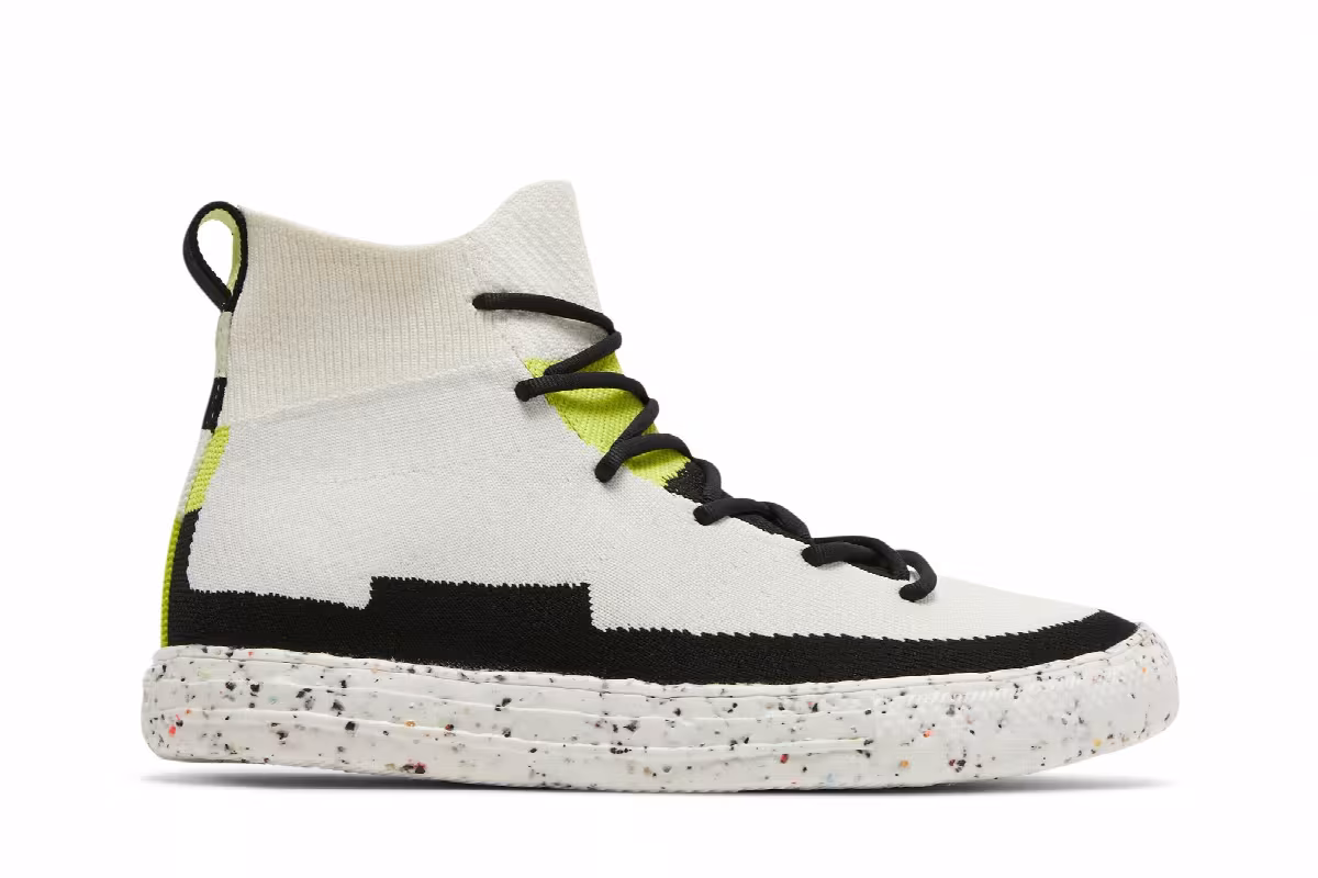 Converse Renew Chuck Taylor All Star Crater Knit High Egret, view 2