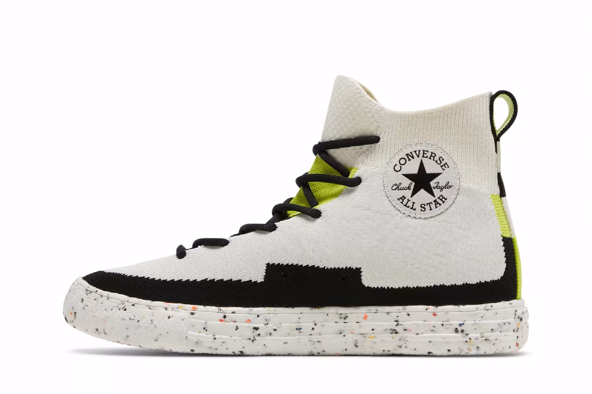 Converse Renew Chuck Taylor All Star Crater Knit High Egret, view 4