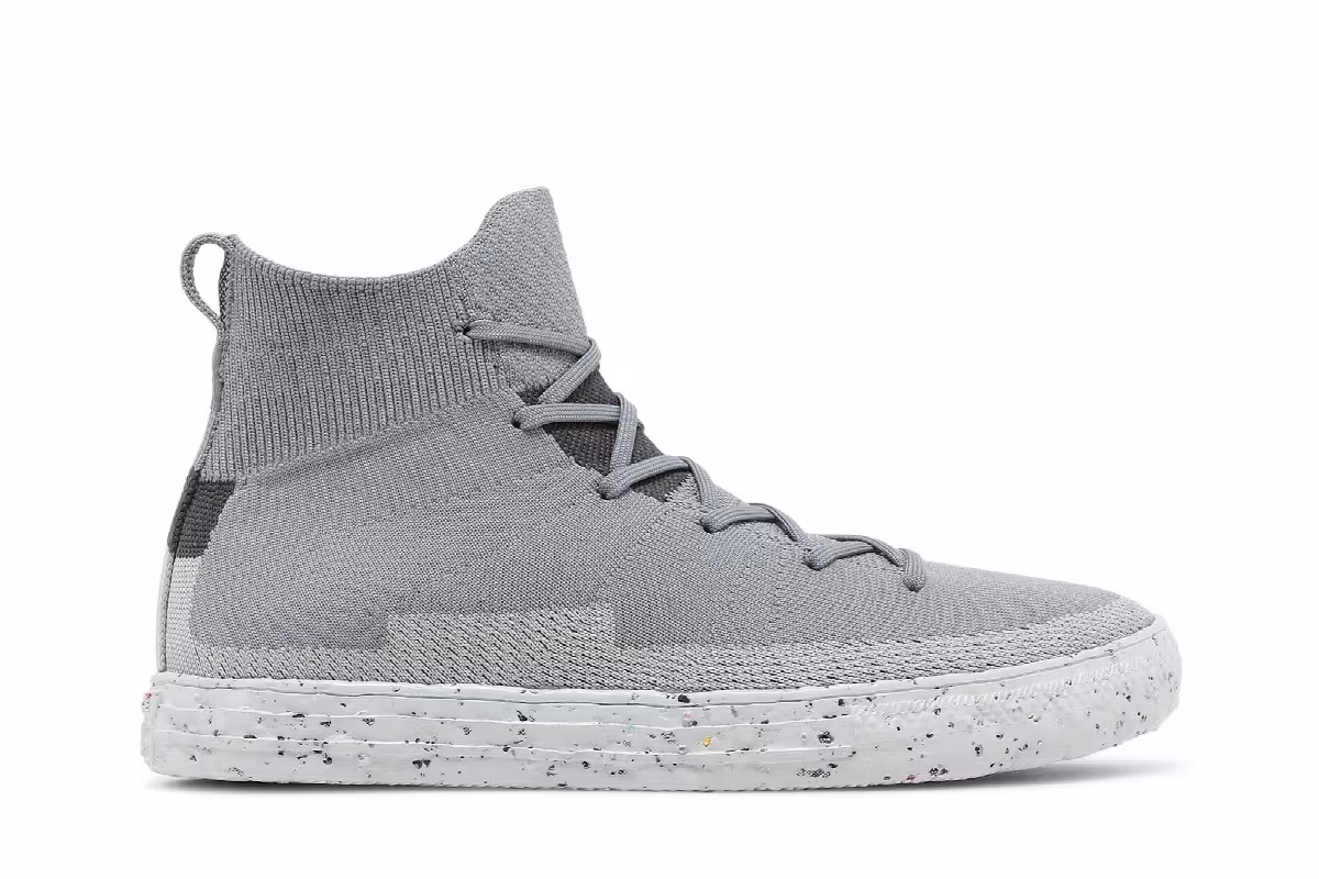 Converse Chuck Taylor All Star Crater Knit High Limestone Grey, view 2