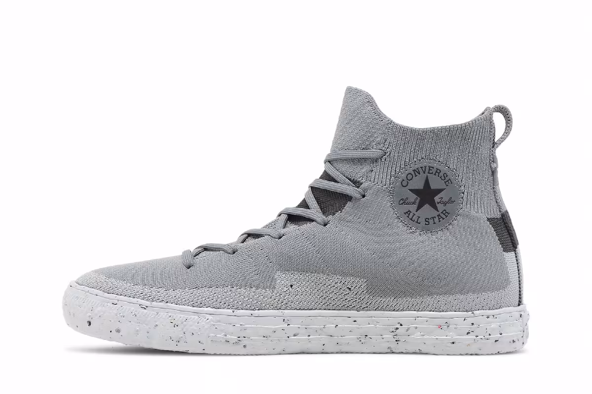 Converse Chuck Taylor All Star Crater Knit High Limestone Grey, view 4