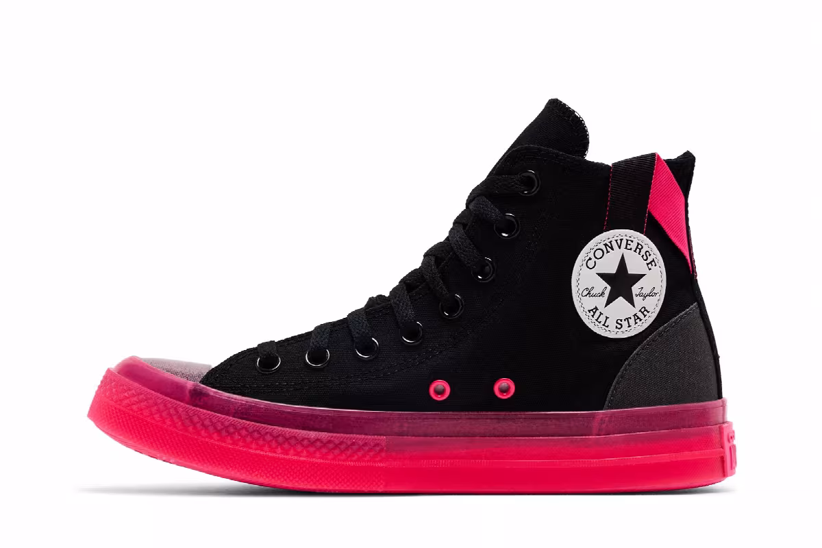 Converse Chuck Taylor All Star CX High Black Hyper Pink, view 4