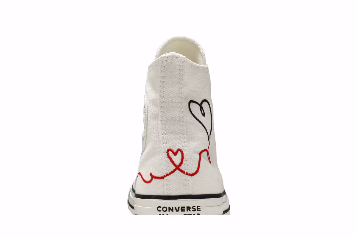 Converse Chuck Taylor All Star High Made with Love - White, view 8