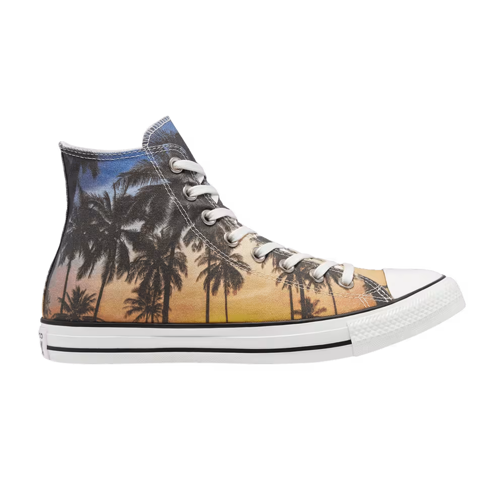 Converse Chuck Taylor All Star High Sunset Palms - Orange
