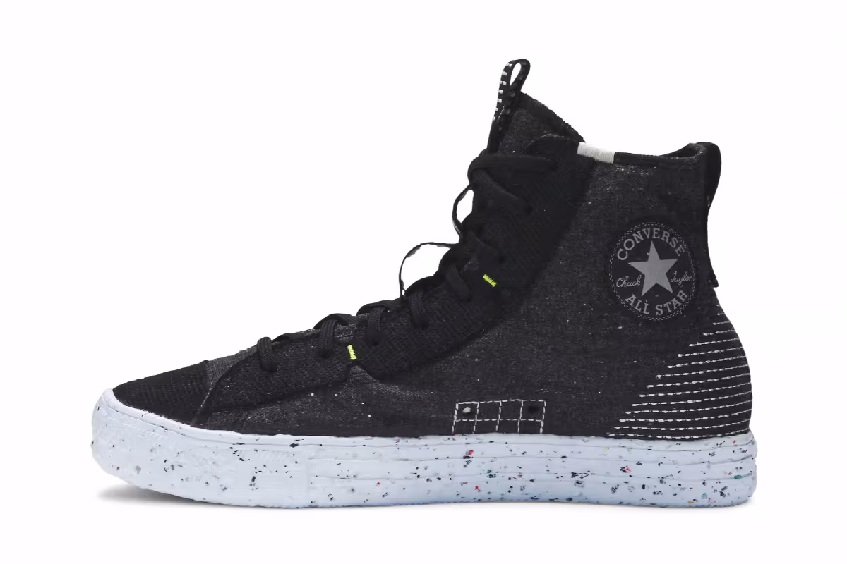Converse Chuck Taylor All Star Crater High Black, view 4