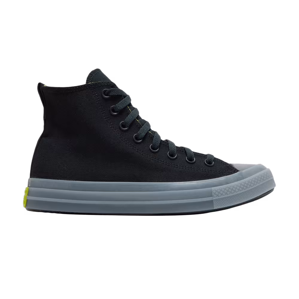 Converse Chuck Taylor All Star CX Fleece Lined High Black Lime Twist