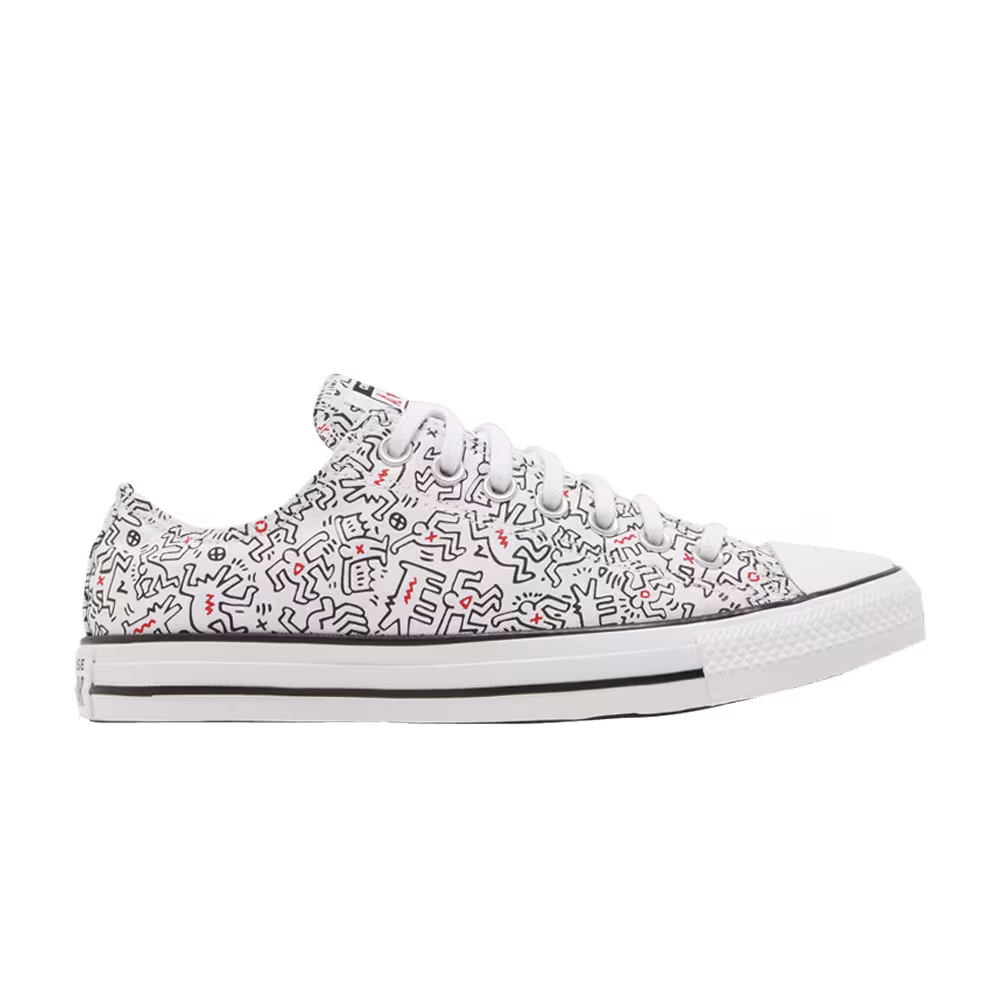 Keith Haring x Converse Chuck Taylor All Star Low Dancing Figures Allover Print