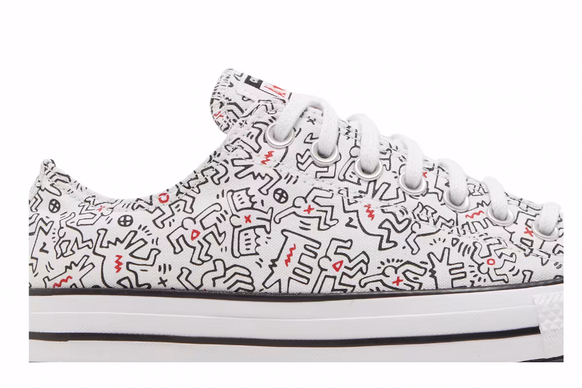 Keith Haring x Converse Chuck Taylor All Star Low Dancing Figures Allover Print, view 3