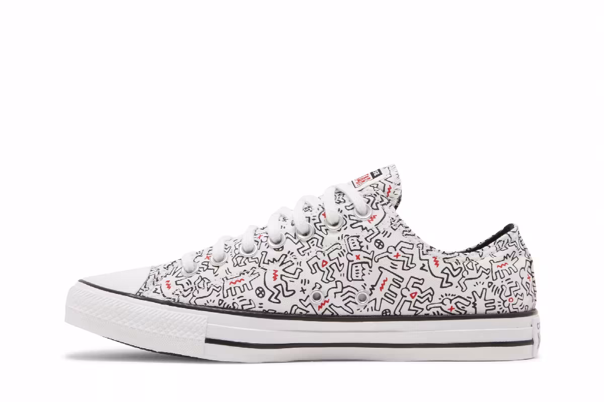 Keith Haring x Converse Chuck Taylor All Star Low Dancing Figures Allover Print, view 4