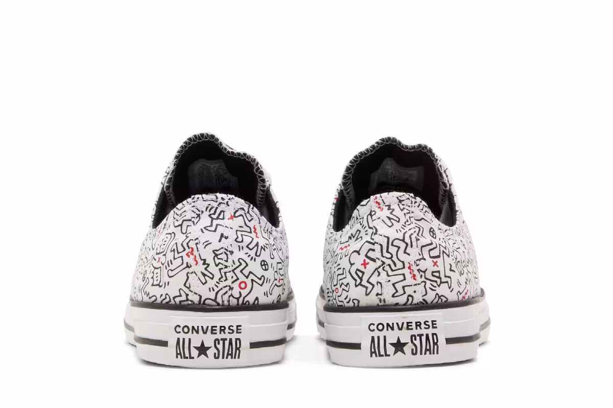 Keith Haring x Converse Chuck Taylor All Star Low Dancing Figures Allover Print, view 7