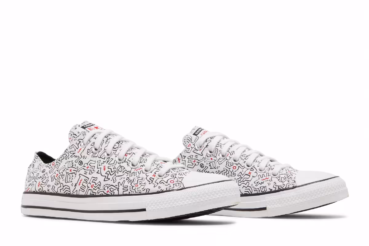 Keith Haring x Converse Chuck Taylor All Star Low Dancing Figures Allover Print, view 9