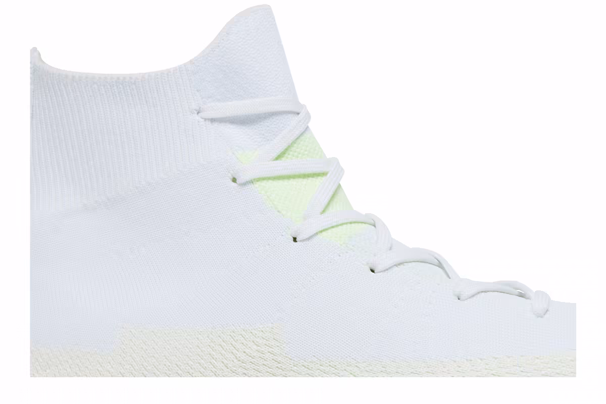 Converse Chuck Taylor All Star Crater Knit High White Barely Volt, view 3