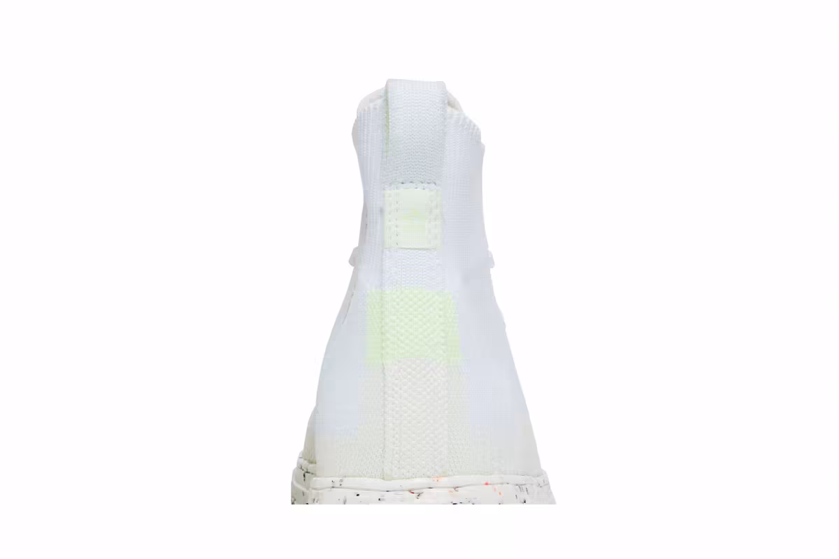 Converse Chuck Taylor All Star Crater Knit High White Barely Volt, view 8
