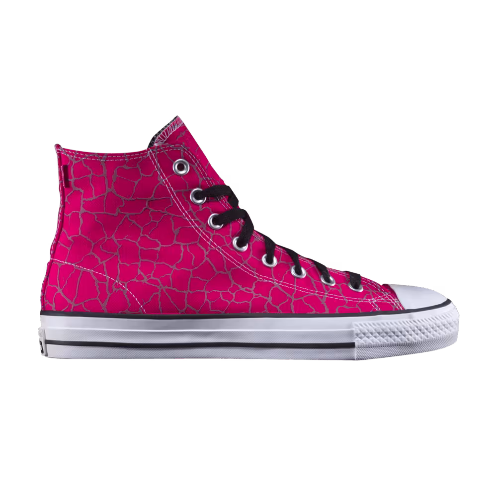 Converse Chuck Taylor All Star Pro High Prime Pink Cracked Print