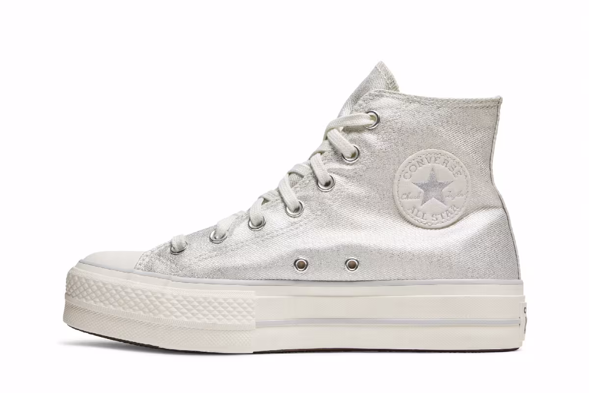 Converse Women's Chuck Taylor All Star Platform High Digital Powder - Egret, view 4