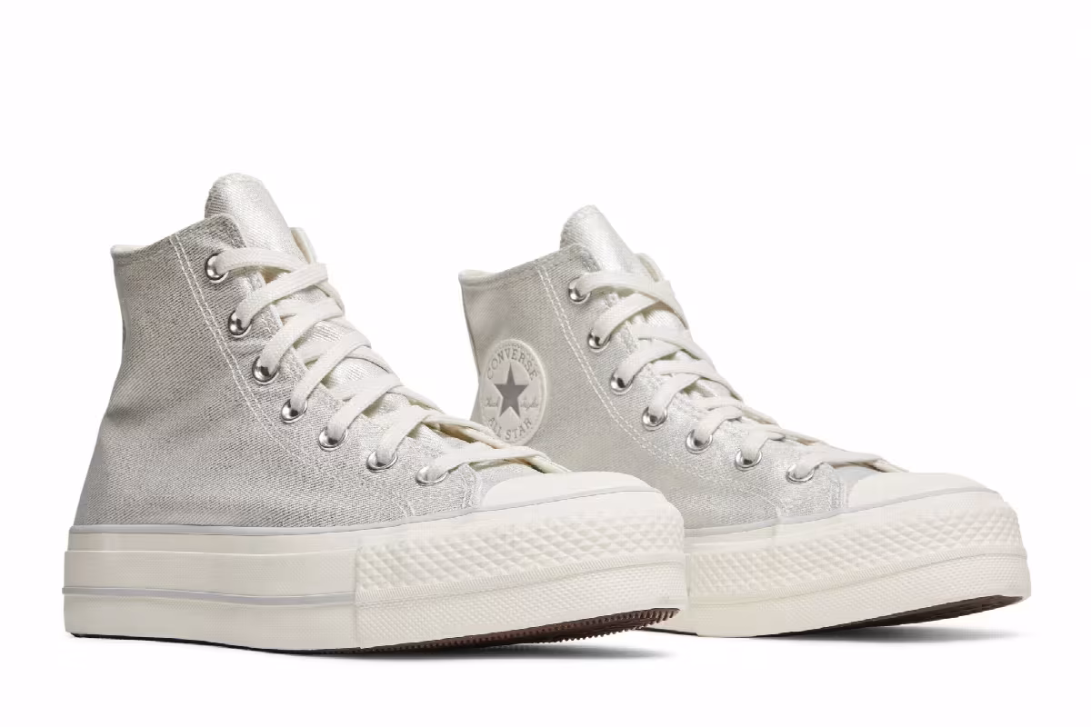 Converse Women's Chuck Taylor All Star Platform High Digital Powder - Egret, view 9