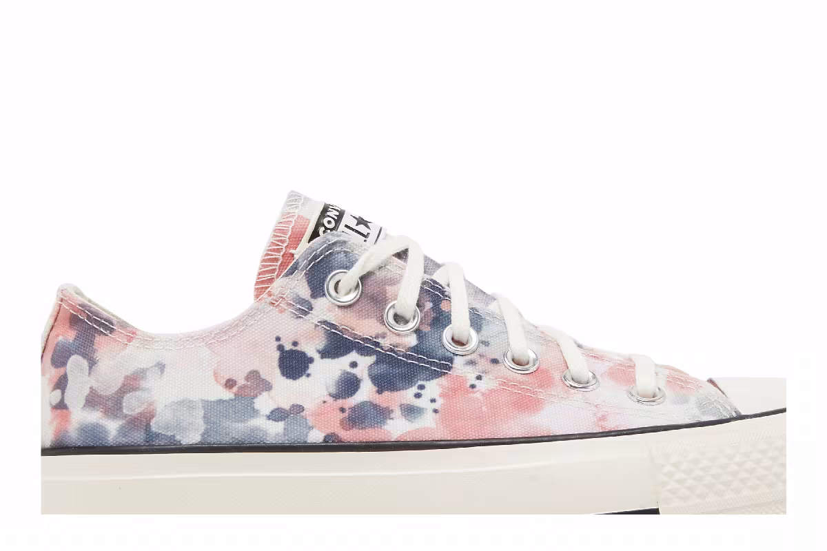 Converse Women's Chuck Taylor All Star Platform Low Washed Florals, view 3