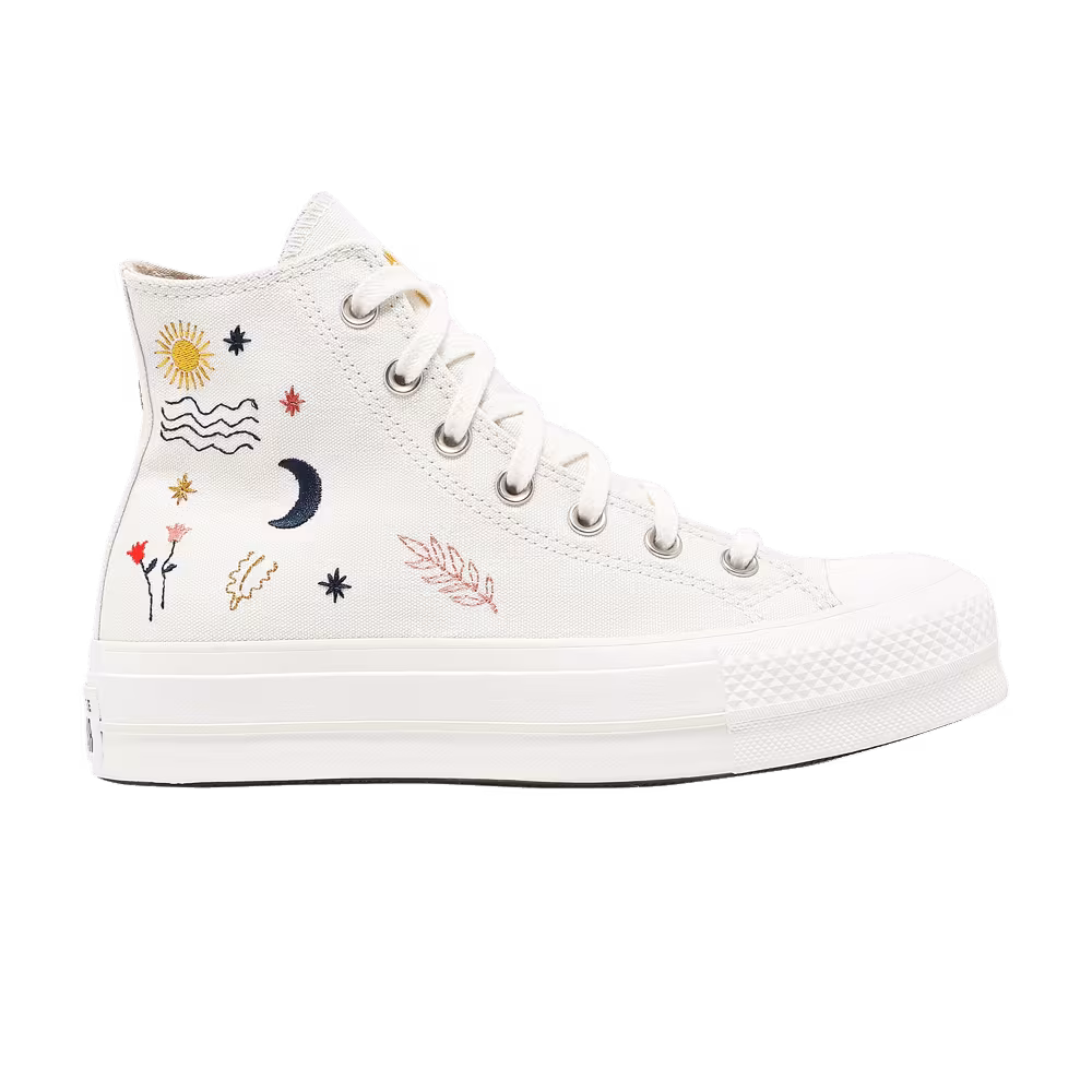 Converse Women's Chuck Taylor All Star Platform High It's Okay To Wander - Egret