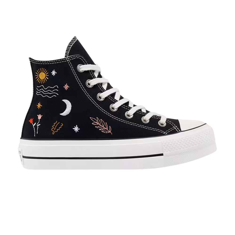 Converse Women's Chuck Taylor All Star Platform High It's Okay To Wander - Black