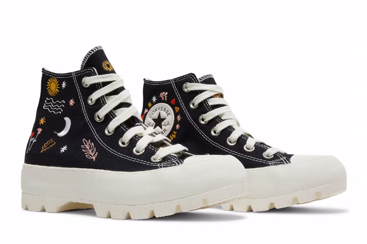 Converse Women's Chuck Taylor All Star Lugged High Its Okay To Wander - Black, view 9