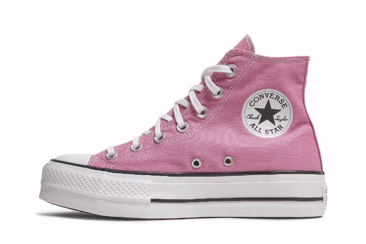 Converse Women's Chuck Taylor All Star Lift High Magic Flamingo, view 4