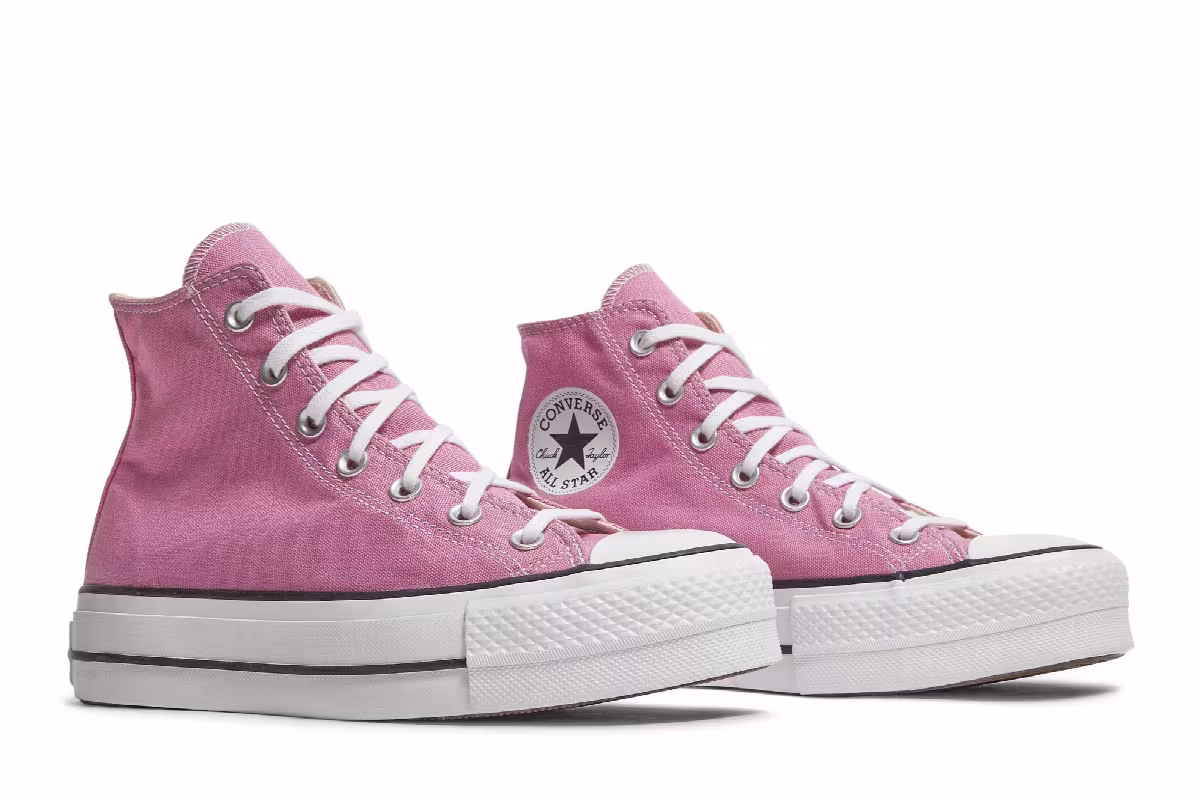 Converse Women's Chuck Taylor All Star Lift High Magic Flamingo, view 9