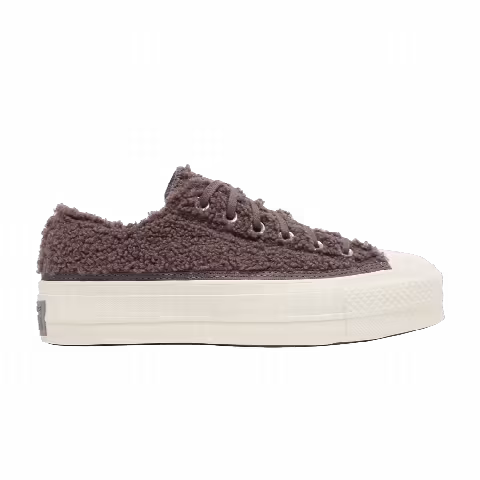 Converse Wmns Chuck Taylor All Star Platform Low 'Cozy Sherpa - Violet Ore'